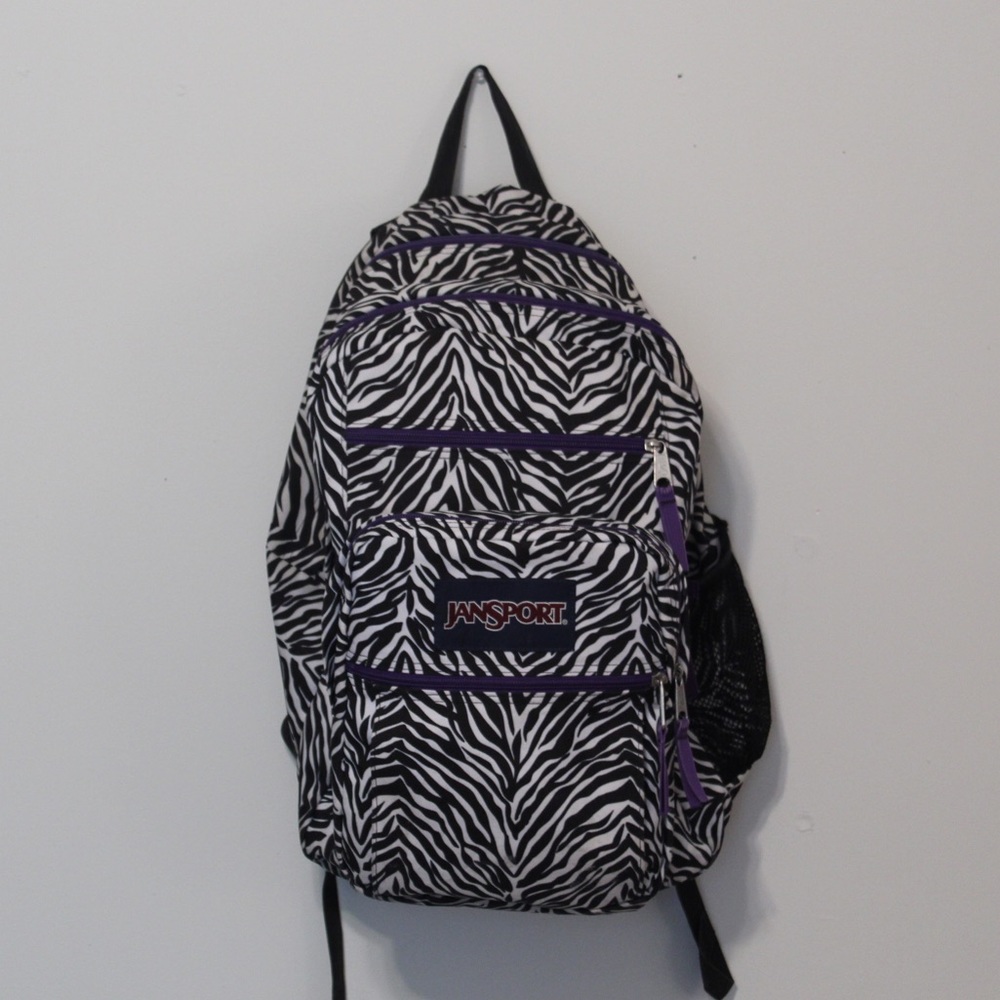 Jansport Zebra Print Backpack